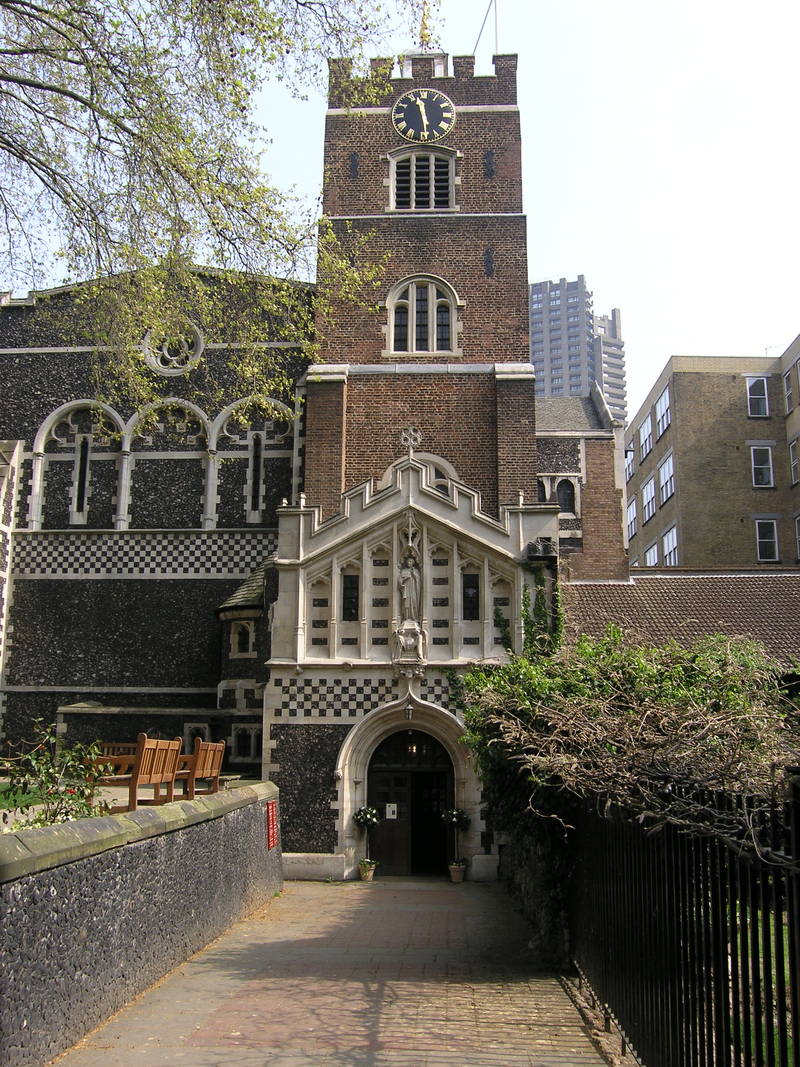 London, April 13-15th 2007: Meeting Sun Lim. It was quite an adventure to get to St. Paul's Cathedral. On our way there we found a nice little church next to Little Britain.