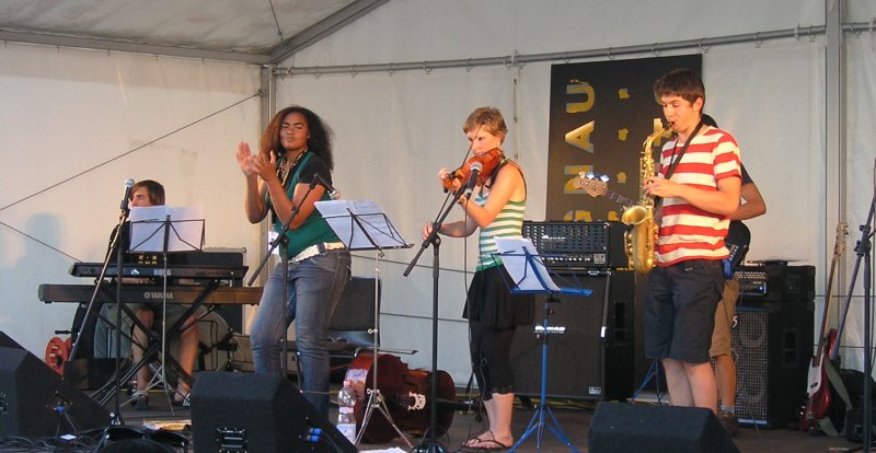 Langnau Jazz Nights 2007: Junior Jazz Meetings on the Viehmarktplatz. July 26th 2007.