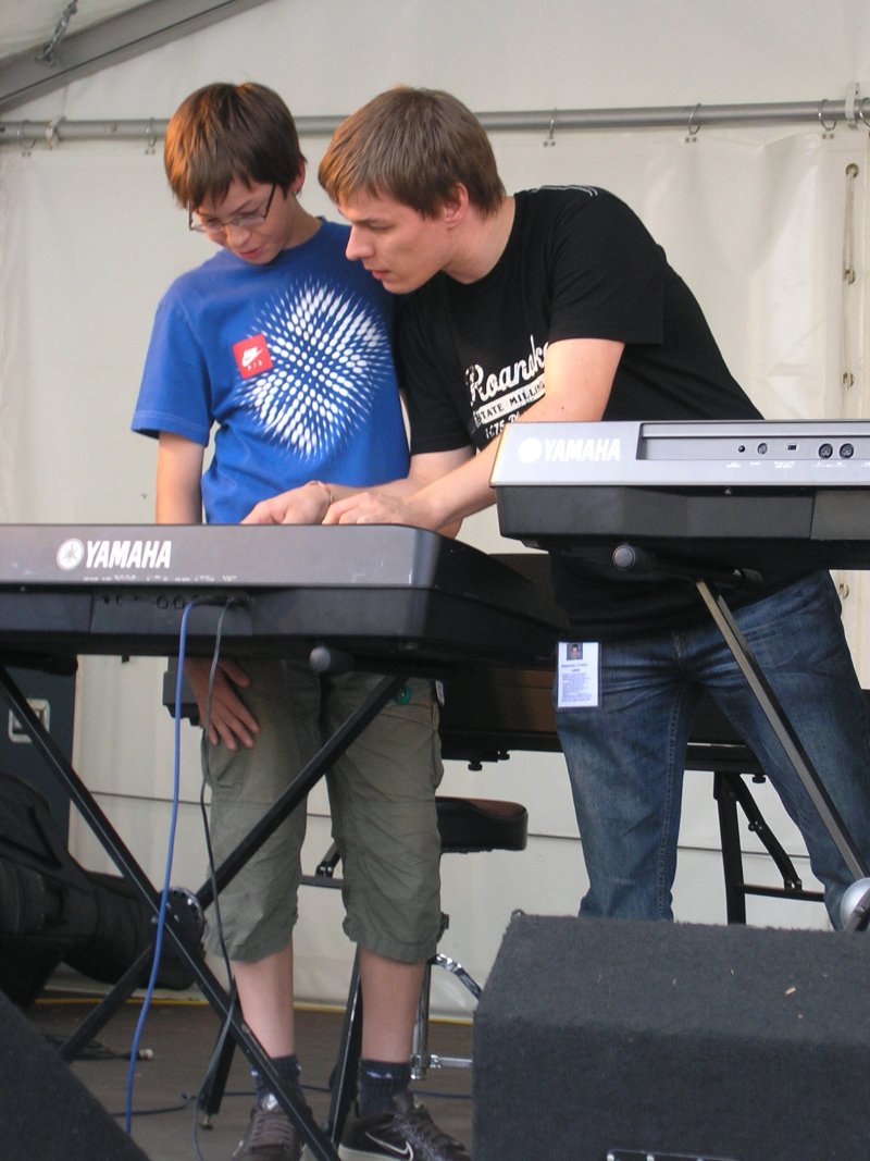 Langnau Jazz Nights 2007: Junior Jazz Meeting on the Viehmarktplatz. July 28th 2007.