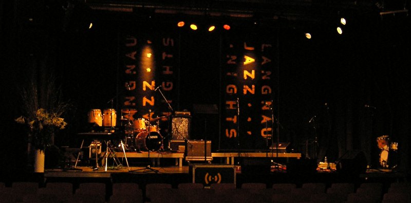 Langnau Jazz Nights 2007: Concert in the Kupferschmiede. July 28th 2007. The quiet concert hall before the artists and the public came in.