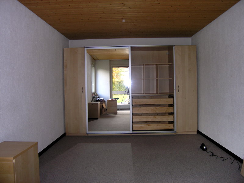 October 4th 2008: Assembling the IKEA PAX wardrobe