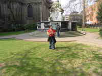 London, April 13-15th 2007: Meeting Sun Lim. St. Paul's Cathedral.