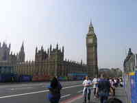 London, April 13-15th 2007: Meeting Sun Lim. Big Ben and the Houses of Parliament.